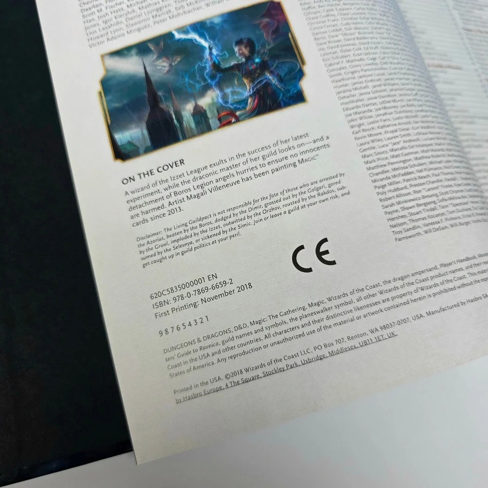Guildmaster's Guide to Ravnica 5e 2018 Dungeons & Dragons Hardcover